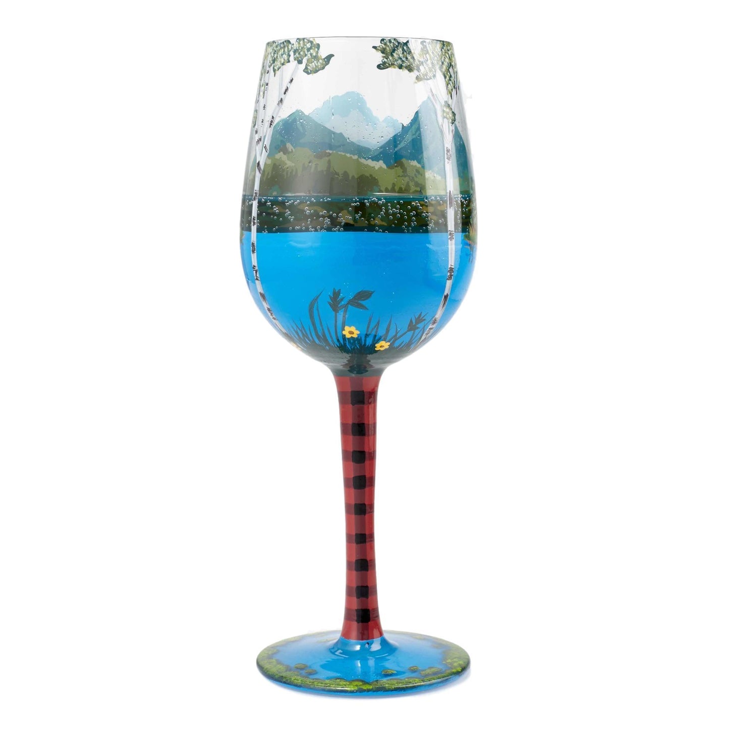 Lake House Wine Glass by Lolita®-Wine Glass-Designs by Lolita® (Enesco)-Top Notch Gift Shop