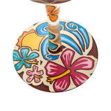 Tiki Wine Glass by Lolita®-Wine Glass-Designs by Lolita® (Enesco)-Top Notch Gift Shop