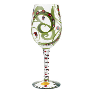 Ladybug Wine Glass by Lolita®-Wine Glass-Designs by Lolita® (Enesco)-Top Notch Gift Shop