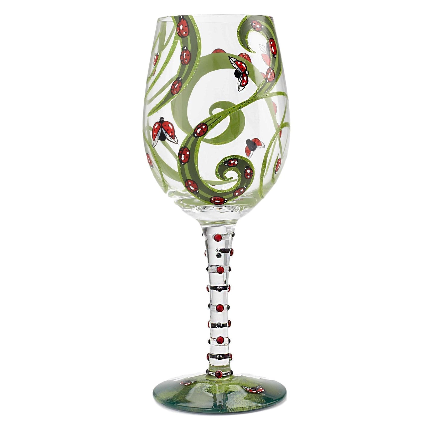 Ladybug Wine Glass by Lolita®-Wine Glass-Designs by Lolita® (Enesco)-Top Notch Gift Shop