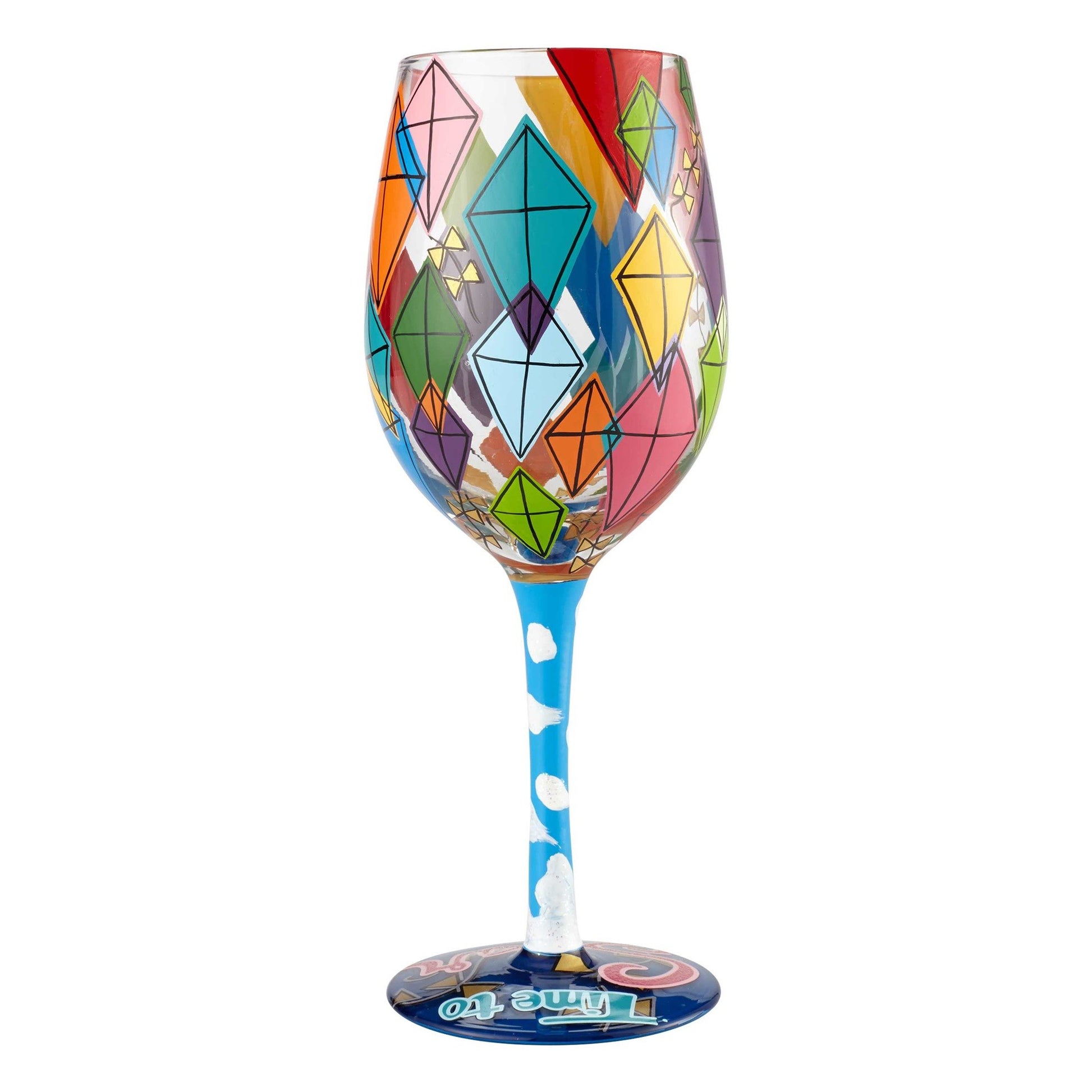 Time to Soar Wine Glass by Lolita®-Wine Glass-Designs by Lolita® (Enesco)-Top Notch Gift Shop