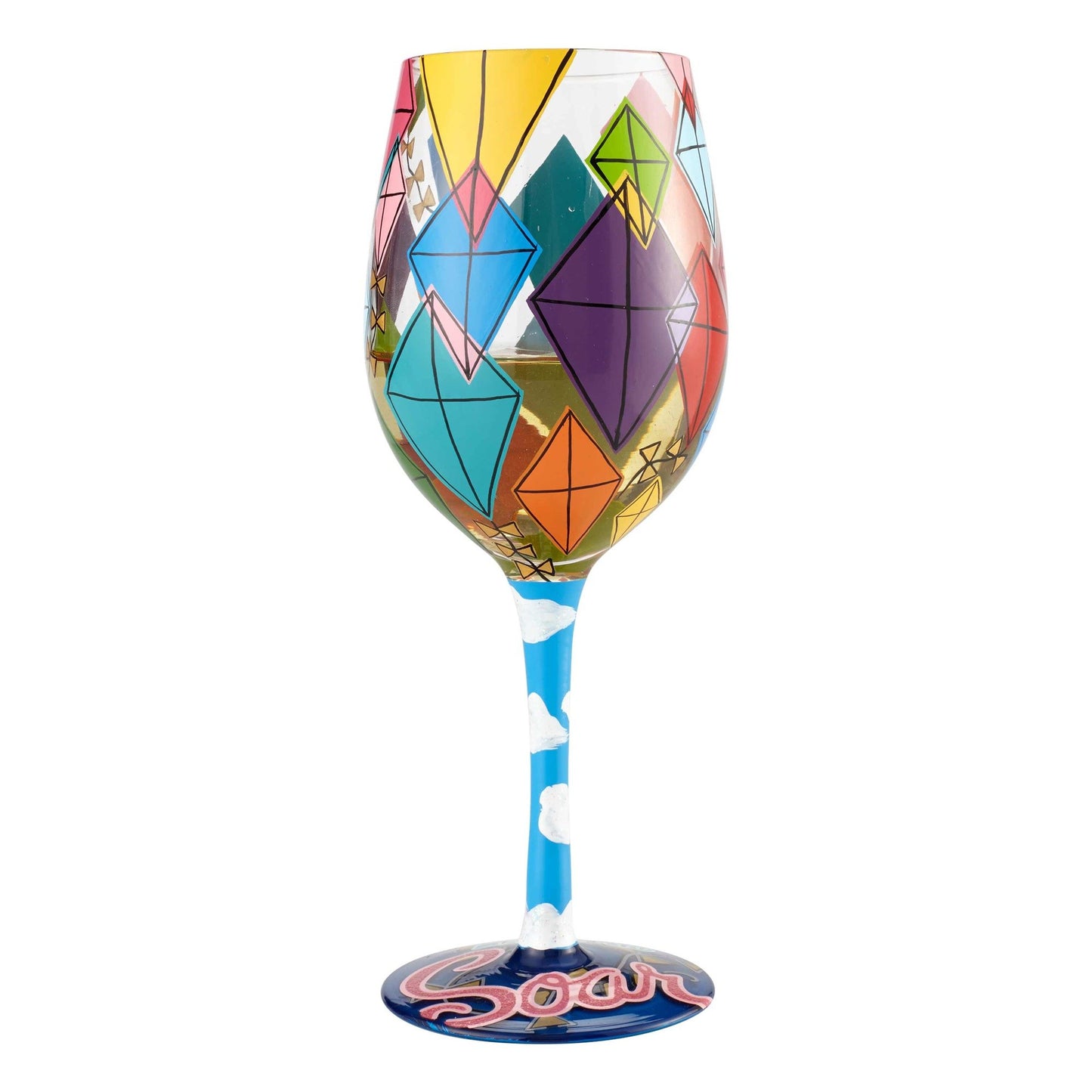 Time to Soar Wine Glass by Lolita®-Wine Glass-Designs by Lolita® (Enesco)-Top Notch Gift Shop