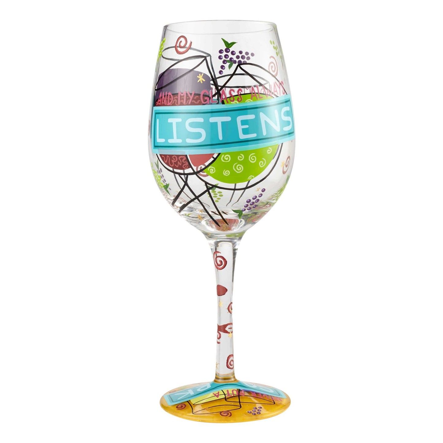 Sometimes I Wine - Wine Glass by Lolita®-Wine Glass-Designs by Lolita® (Enesco)-Top Notch Gift Shop