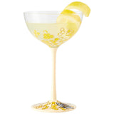 Bee's Knees Coupe Glass by Lolita-Coupe Glasses-Designs by Lolita® (Enesco)-Top Notch Gift Shop