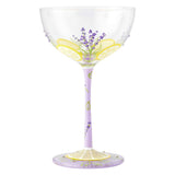 Lavender Lemonade Coupe Glass by Lolita-Coupe Glasses-Designs by Lolita® (Enesco)-Top Notch Gift Shop