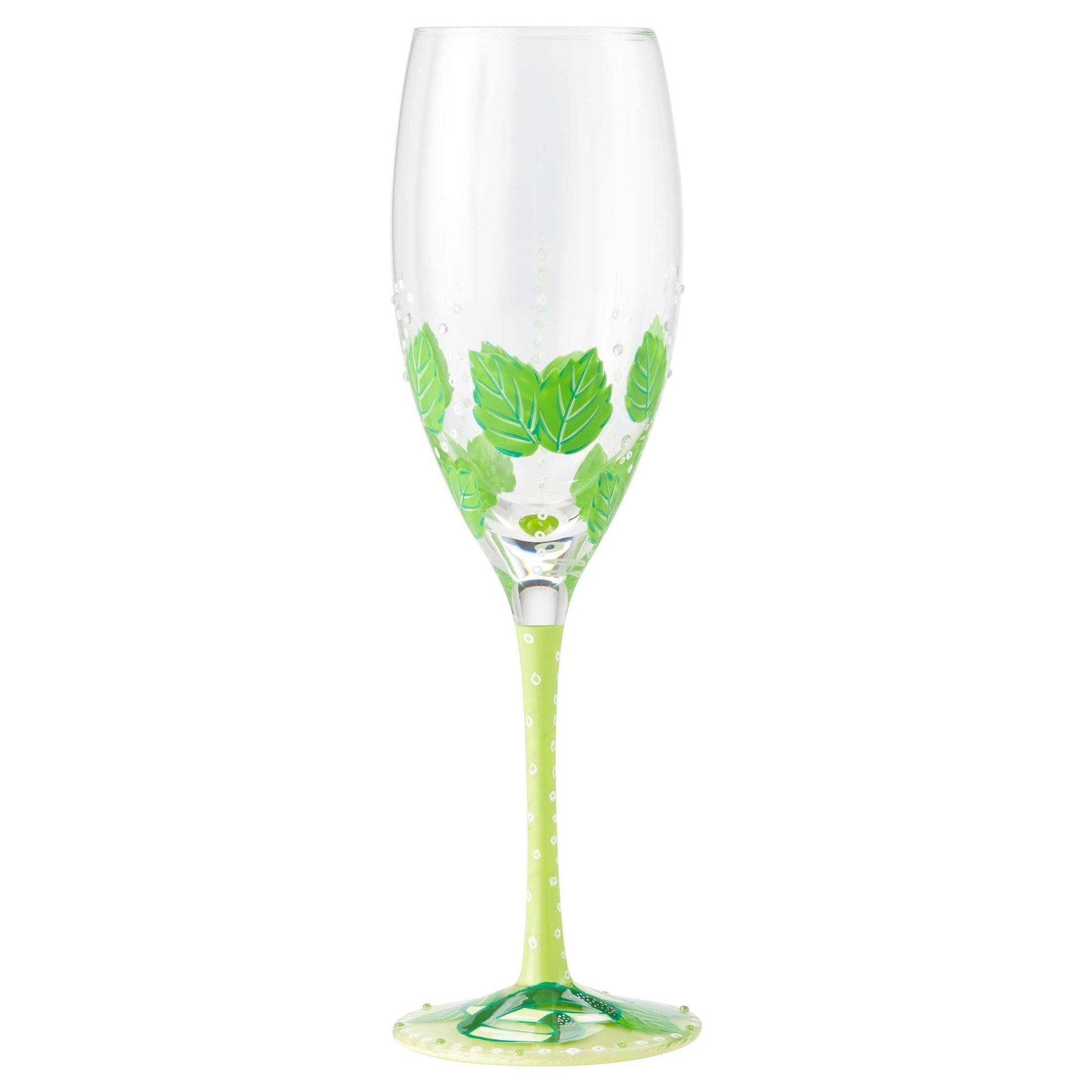 Mint Fizz Prosecco Glass by Lolita®-Champagne Glass-Designs by Lolita® (Enesco)-Top Notch Gift Shop