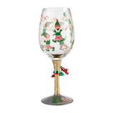 Tipsy Elf Glass by Lolita®-Wine Glass-Designs by Lolita® (Enesco)-Top Notch Gift Shop