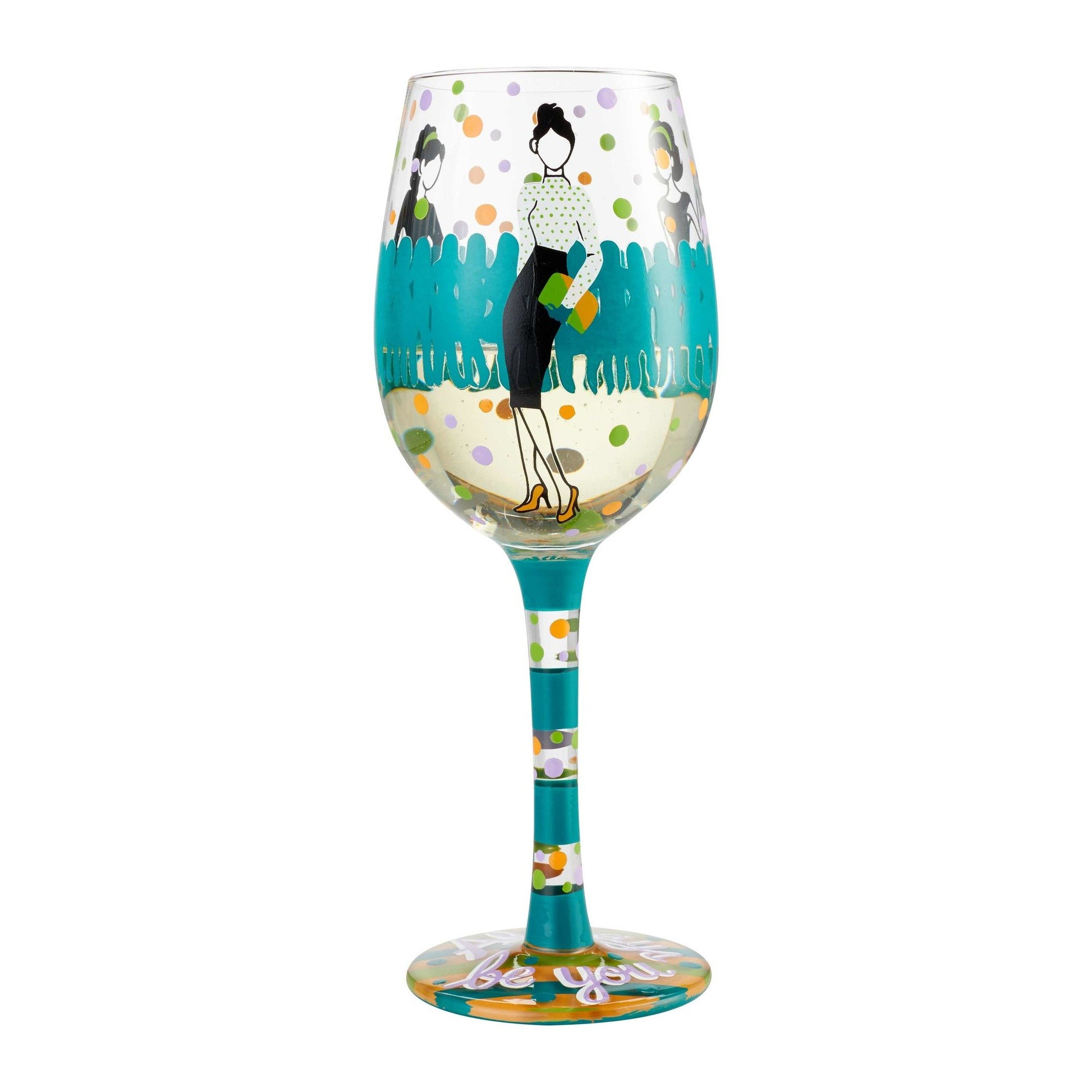 Stand Out Wine Glass by Lolita®-Wine Glass-Designs by Lolita® (Enesco)-Top Notch Gift Shop