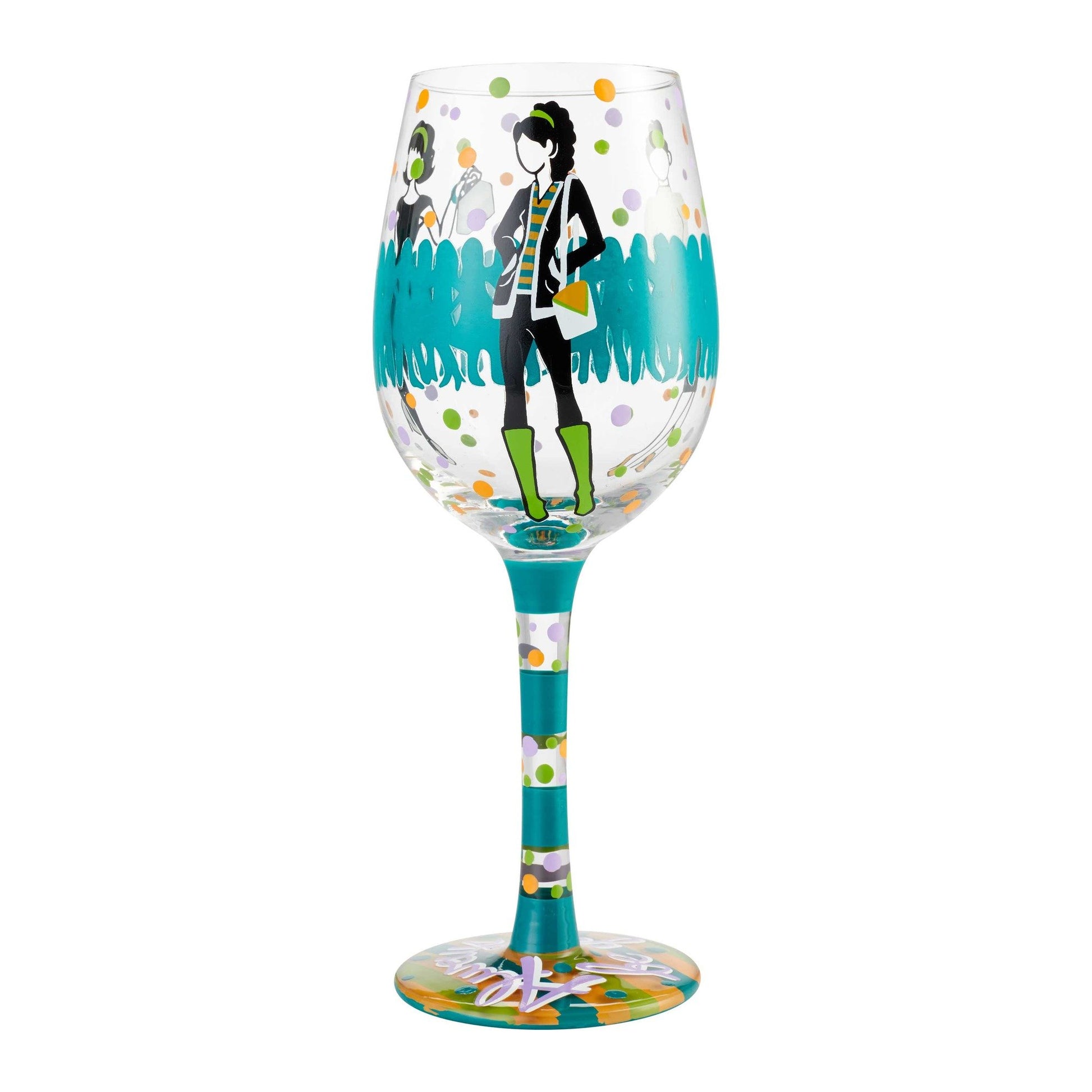 Stand Out Wine Glass by Lolita®-Wine Glass-Designs by Lolita® (Enesco)-Top Notch Gift Shop