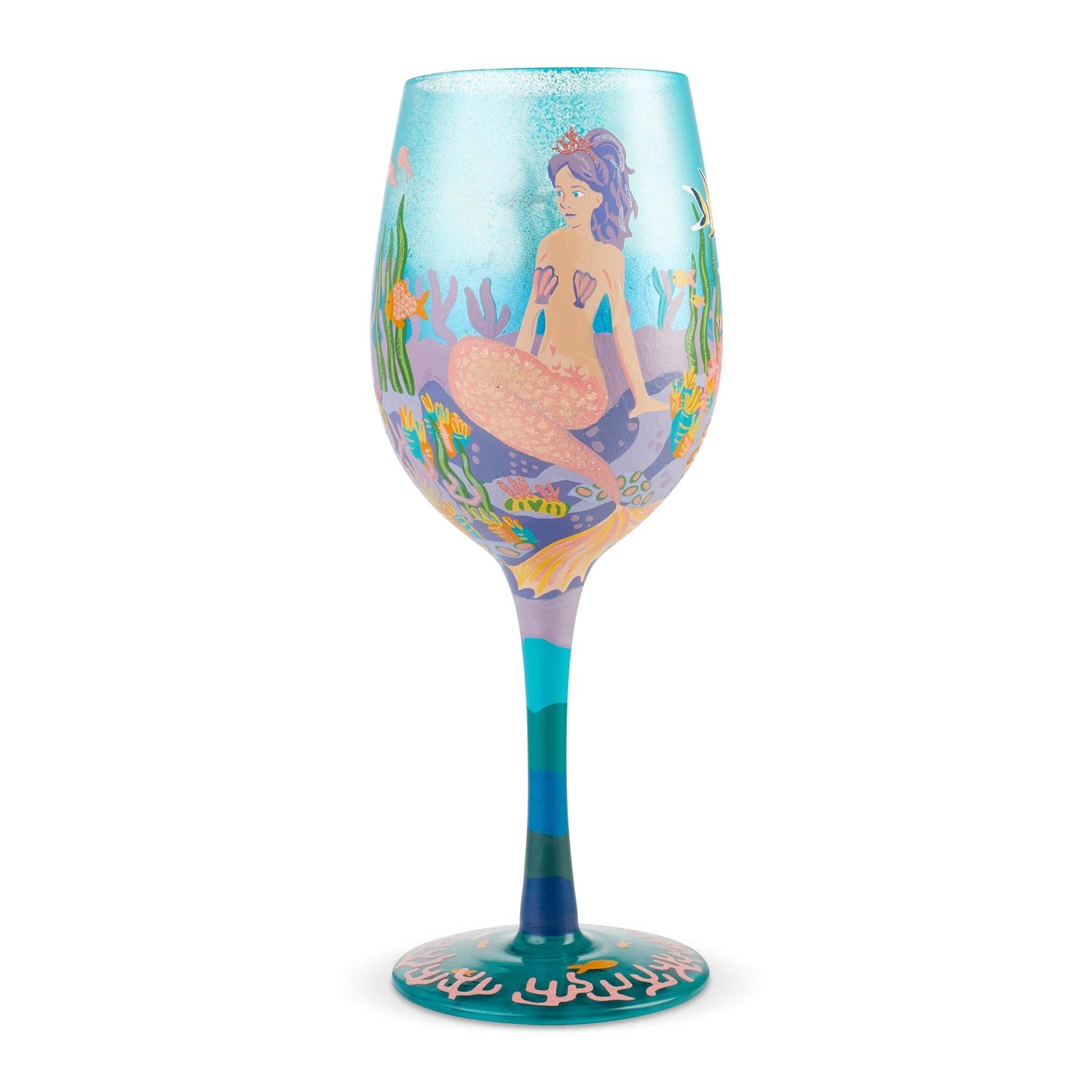 Miss Mermaid Wine Glass by Lolita®-Wine Glass-Designs by Lolita® (Enesco)-Top Notch Gift Shop