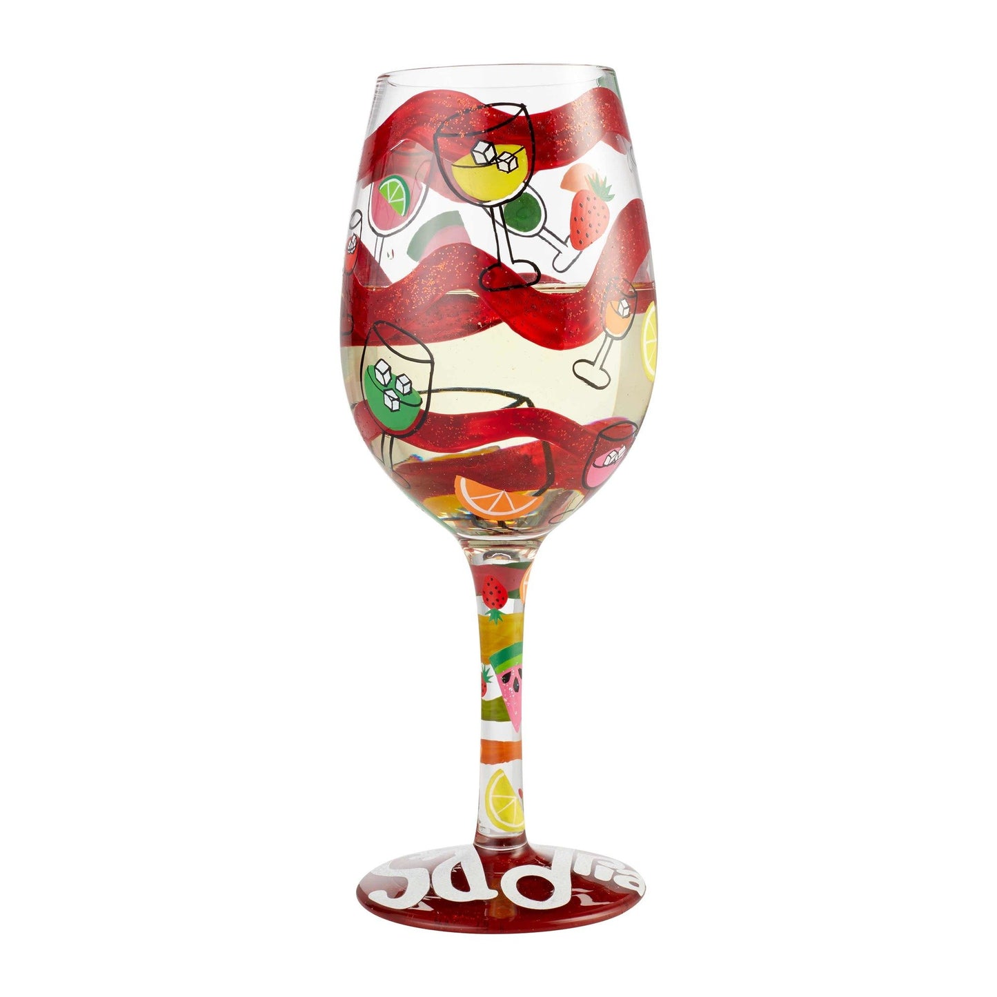 Sangria, Too Wine Glass by Lolita®-Wine Glass-Designs by Lolita® (Enesco)-Top Notch Gift Shop