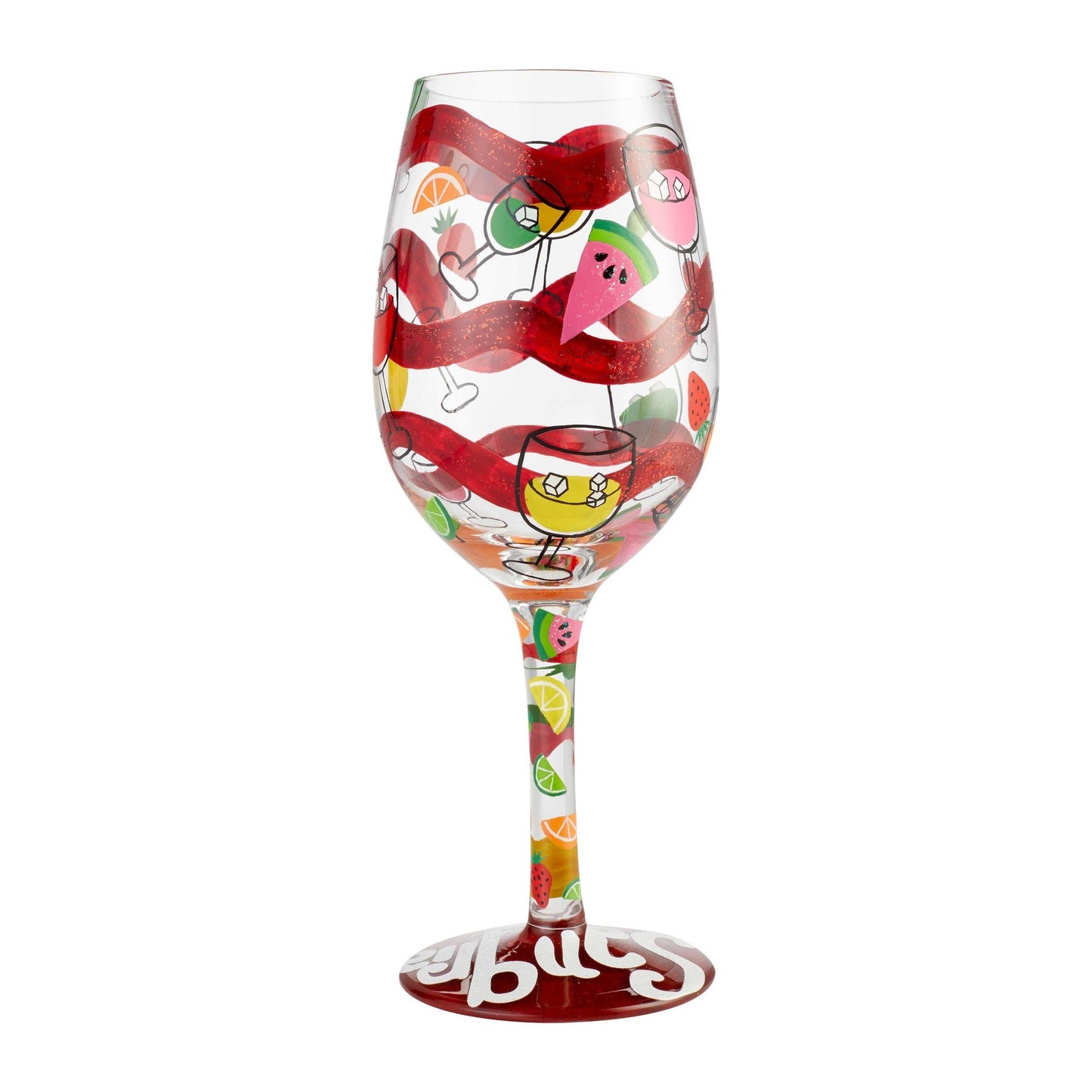 Sangria, Too Wine Glass by Lolita®-Wine Glass-Designs by Lolita® (Enesco)-Top Notch Gift Shop