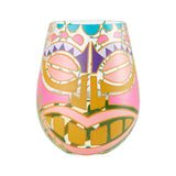 Tiki, Too Stemless Wine Glass by Lolita®-Stemless Wine Glass-Designs by Lolita® (Enesco)-Top Notch Gift Shop