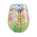 Tiki, Too Stemless Wine Glass by Lolita®-Stemless Wine Glass-Designs by Lolita® (Enesco)-Top Notch Gift Shop