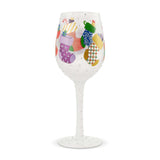 Stockings In The Snow Wine Glass by Lolita®-Wine Glass-Designs by Lolita® (Enesco)-Top Notch Gift Shop