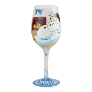Just Chillin' Wine Glass by Lolita®-Wine Glass-Designs by Lolita® (Enesco)-Top Notch Gift Shop