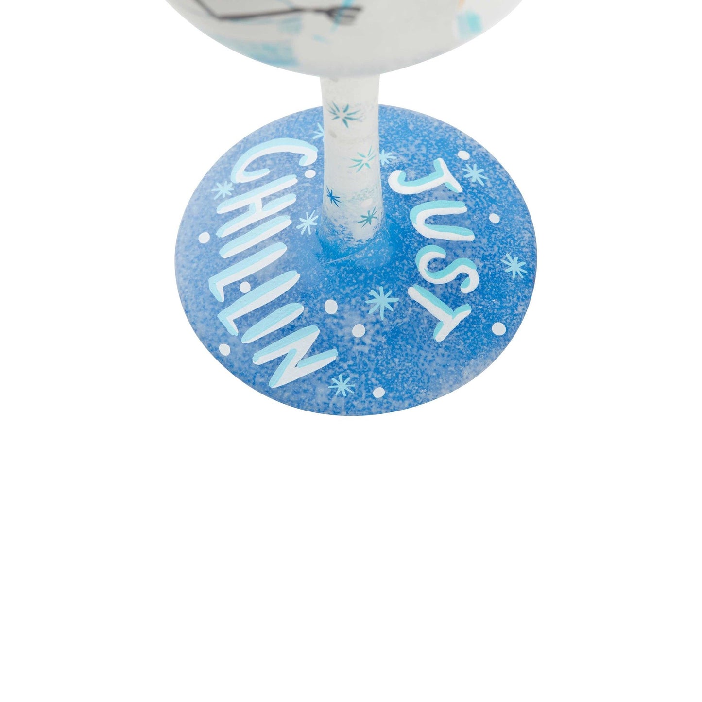 Just Chillin' Wine Glass by Lolita®-Wine Glass-Designs by Lolita® (Enesco)-Top Notch Gift Shop