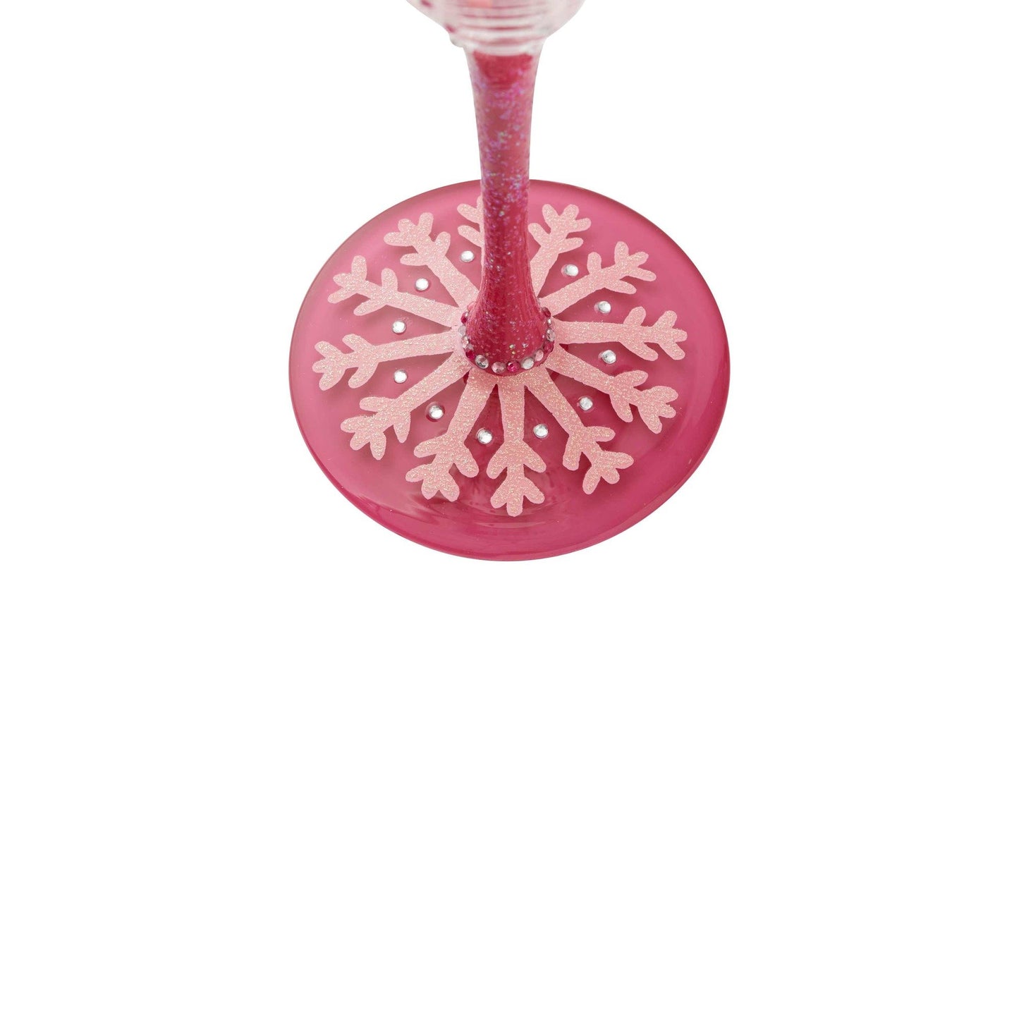 Blushing Snowflakes Prosecco Glass by Lolita®-Champagne Glass-Designs by Lolita® (Enesco)-Top Notch Gift Shop