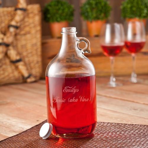 Wine Personalized Jug Set (2 Wine Glasses)-Wine Glass-JDS Marketing-Top Notch Gift Shop