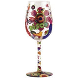 70's Girl Wine Glass by Lolita®-Wine Glass-Designs by Lolita® (Enesco)-Top Notch Gift Shop