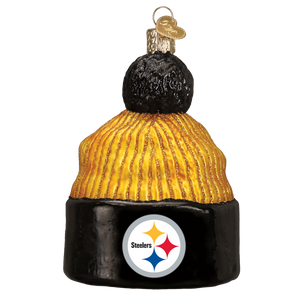 Pittsburgh Steelers Hand Blown Glass Beanie Ornament-Ornament-Old World Christmas-Top Notch Gift Shop