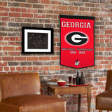 University of Georgia Vintage Wool Dynasty Banner With Cafe Rod-Banner-Winning Streak Sports LLC-Top Notch Gift Shop