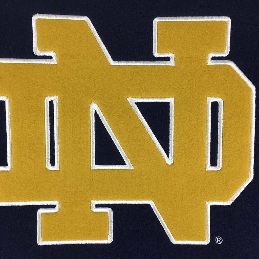 University of Notre Dame Vintage Wool Dynasty Banner With Cafe Rod-Banner-Winning Streak Sports LLC-Top Notch Gift Shop