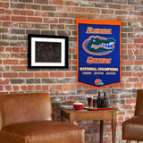 University of Florida Vintage Wool Dynasty Banner With Cafe Rod-Banner-Winning Streak Sports LLC-Top Notch Gift Shop