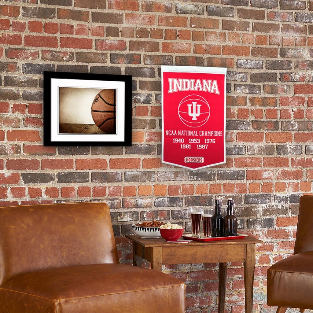 Indiana University Vintage Wool Dynasty Banner With Cafe Rod-Banner-Winning Streak Sports LLC-Top Notch Gift Shop