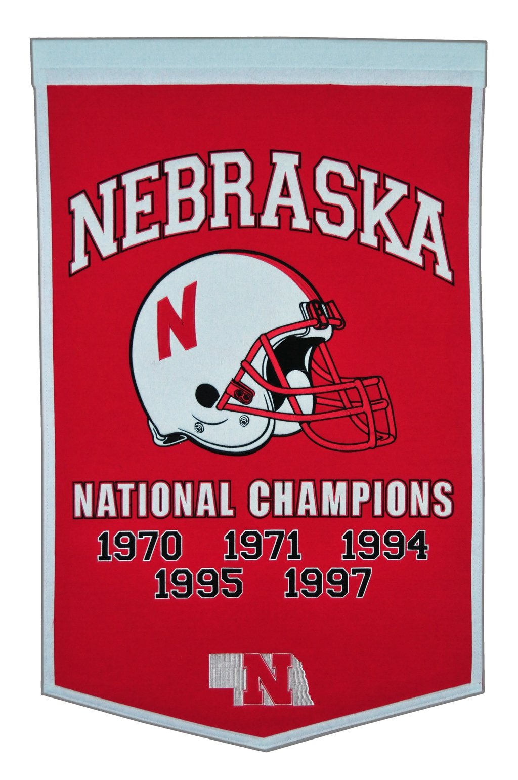 University of Nebraska Vintage Wool Dynasty Banner With Cafe Rod-Banner-Winning Streak Sports LLC-Top Notch Gift Shop