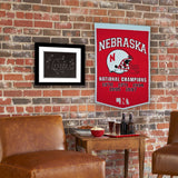 University of Nebraska Vintage Wool Dynasty Banner With Cafe Rod-Banner-Winning Streak Sports LLC-Top Notch Gift Shop