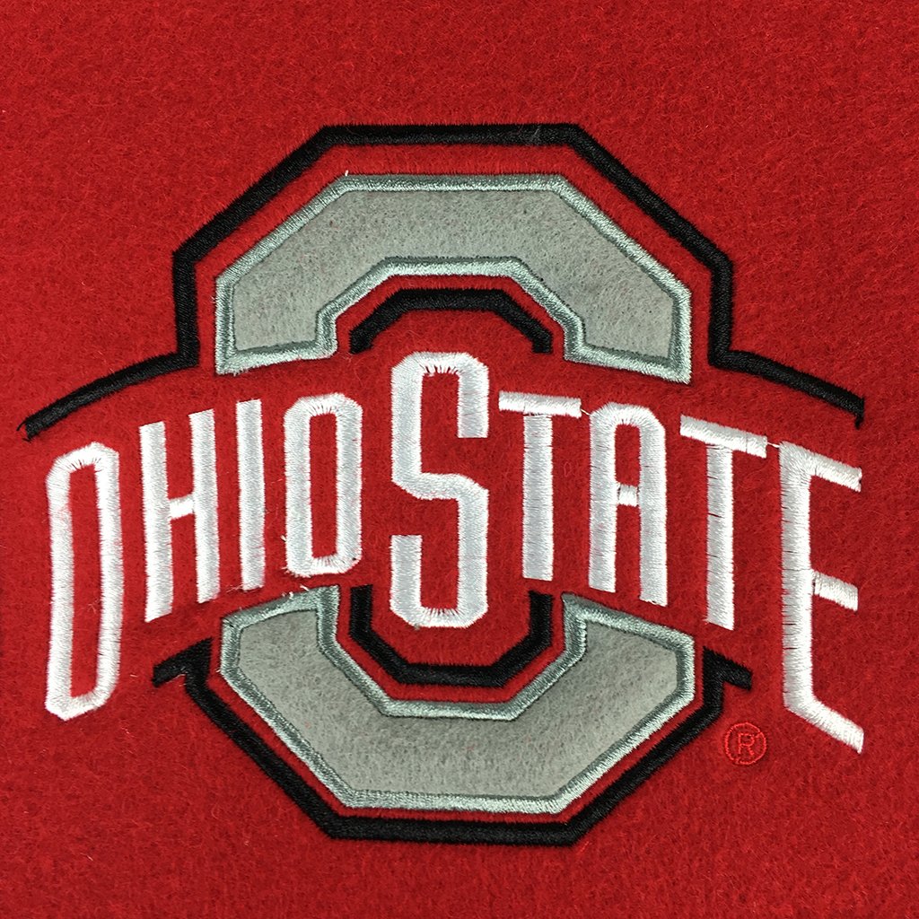 Ohio State University Vintage Wool Dynasty Banner With Cafe Rod-Banner-Winning Streak Sports LLC-Top Notch Gift Shop