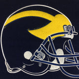 Michigan University Vintage Wool Dynasty Banner With Cafe Rod-Banner-Winning Streak Sports LLC-Top Notch Gift Shop