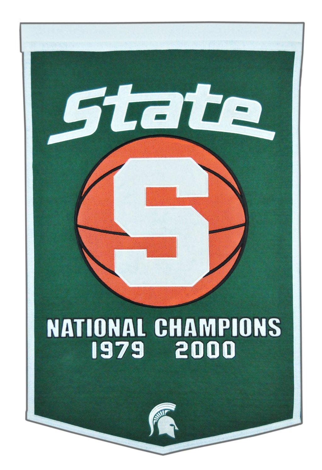 Michigan State University Vintage Wool Dynasty Banner With Cafe Rod-Banner-Winning Streak Sports LLC-Top Notch Gift Shop