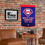 Philadelphia Phillies Vintage Wool Dynasty Banner With Cafe Rod-Banner-Winning Streak Sports LLC-Top Notch Gift Shop