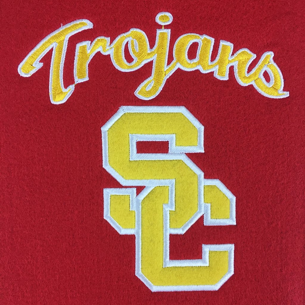 University of Southern California Vintage Wool Dynasty Banner With Cafe Rod-Banner-Winning Streak Sports LLC-Top Notch Gift Shop