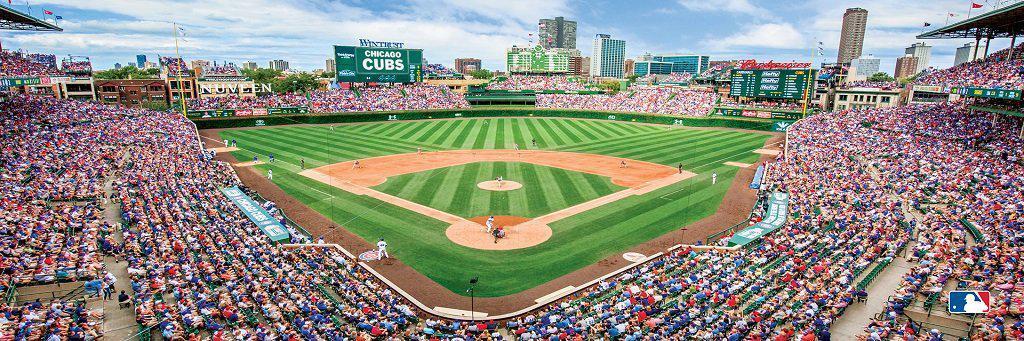 Chicago Cubs 1,000 Piece Panoramic Puzzle-Puzzle-MasterPieces Puzzle Company-Top Notch Gift Shop