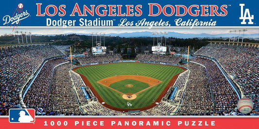 Los Angeles Dodgers 1,000 Piece Panoramic Puzzle-Puzzle-MasterPieces Puzzle Company-Top Notch Gift Shop