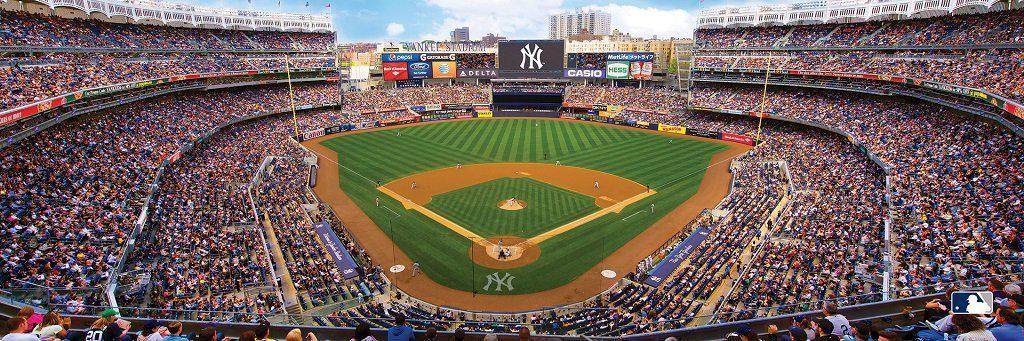 New York Yankees 1,000 Piece Panoramic Puzzle-Puzzle-MasterPieces Puzzle Company-Top Notch Gift Shop