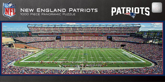 New England Patriots 1,000 Piece Panoramic Puzzle-Puzzle-MasterPieces Puzzle Company-Top Notch Gift Shop