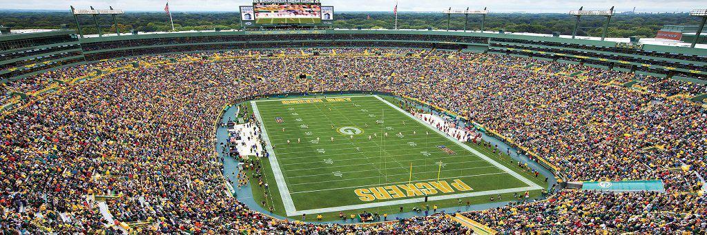 Green Bay Packers 1,000 Piece Panoramic Puzzle-Puzzle-MasterPieces Puzzle Company-Top Notch Gift Shop