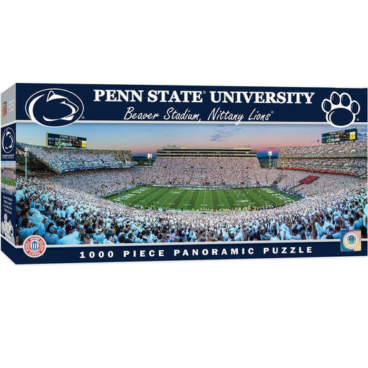 Penn State Panoramic Stadium 1000 Piece Jigsaw Puzzle-Puzzle-MasterPieces Puzzle Company-Top Notch Gift Shop