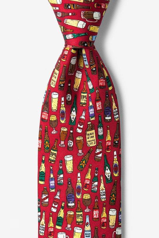 Take One Down, Pass It Around 100% Silk Men's Beer Tie-Necktie-Alynn-Top Notch Gift Shop