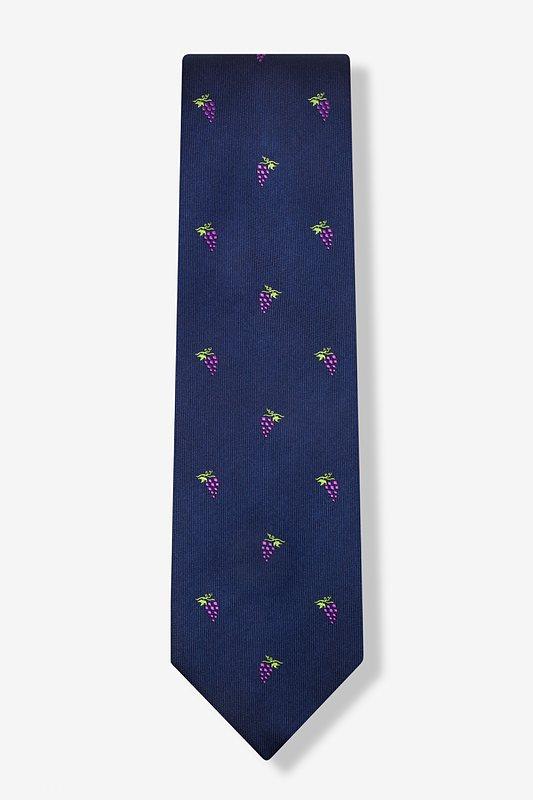 Grape Minds Drink Alike 100% Silk Men's Wine Tie-Necktie-Alynn-Top Notch Gift Shop