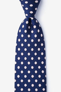 No Hitter 100% Silk Men's Baseball Tie-Necktie-Alynn-Top Notch Gift Shop