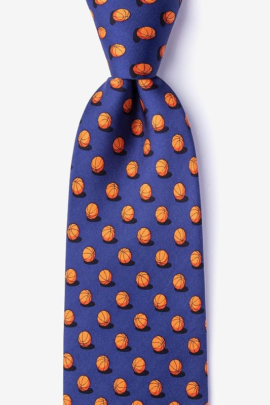 Ball Is Life Men's 100% Silk Basketball Tie-Necktie-Alynn-Top Notch Gift Shop