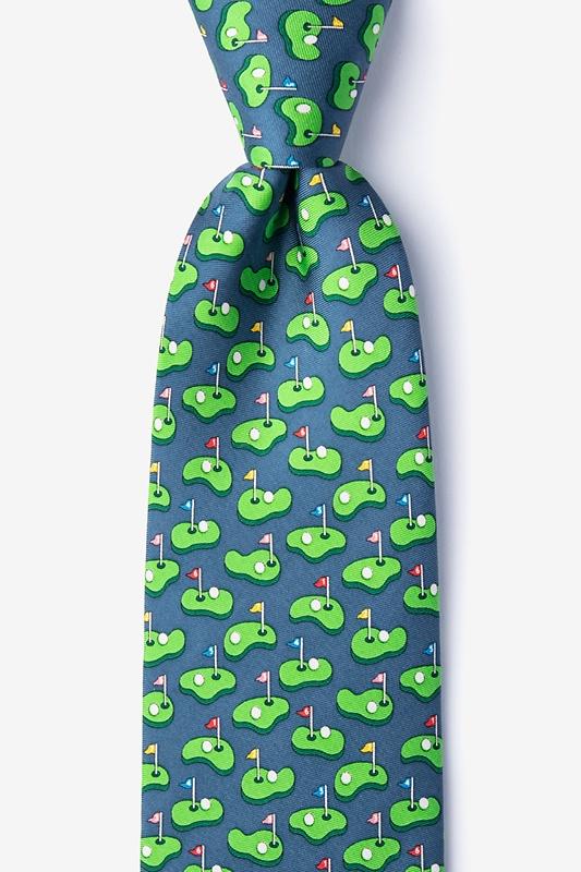 Just Puttering Around 100% Silk Men's Golf Tie-Necktie-Alynn-Top Notch Gift Shop