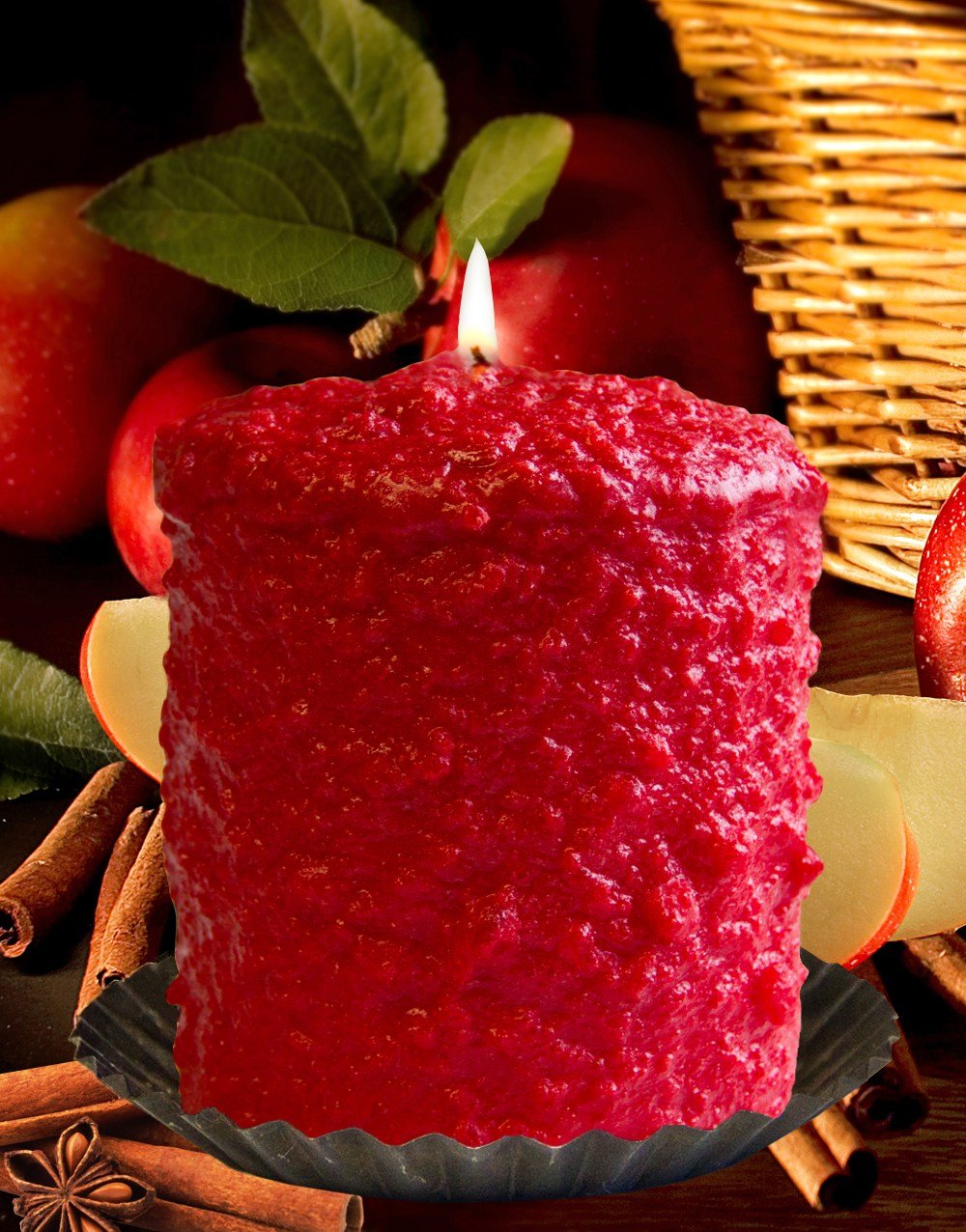 Apple Cinnamon Scented Hearth Candle-Candle-Warm Glow Candle Company-Top Notch Gift Shop