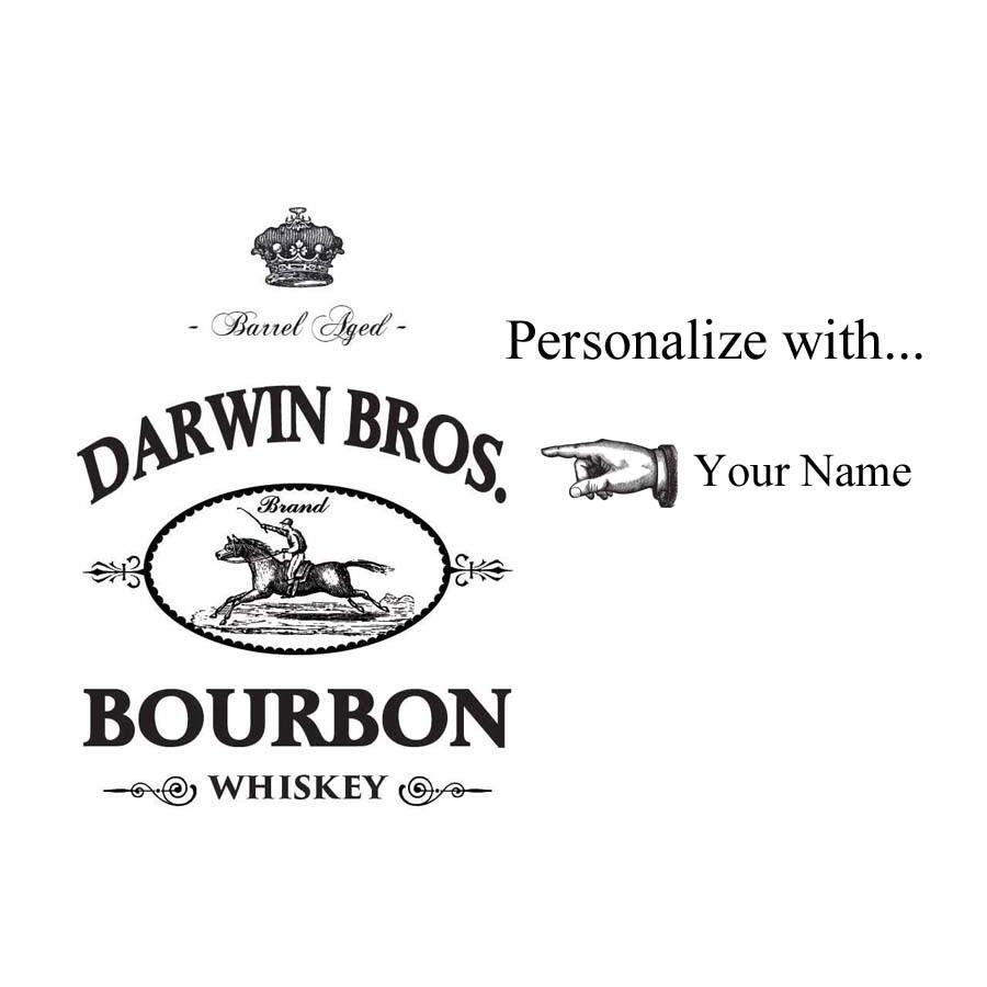 Darwin Bros. Barrel Head Serving Tray with Wrought Iron Handles - Personalized-Serving Tray-1000 Oaks Barrel-Top Notch Gift Shop