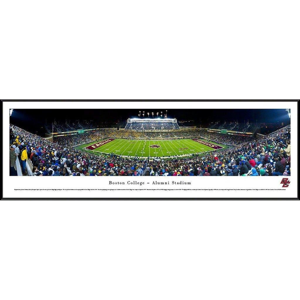 Boston College Football - "Stadium 50 Yard Line" Panorama Framed Print-Print-Blakeway Worldwide Panoramas, Inc.-Top Notch Gift Shop